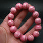 Rhodochrosite Genuine Bracelet ~ 8 Inches ~ 18mm Round Beads
