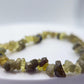 Natural Chrysoberyl Chip Bracelet, Raw Crystal Gemstone Stretch Jewelry