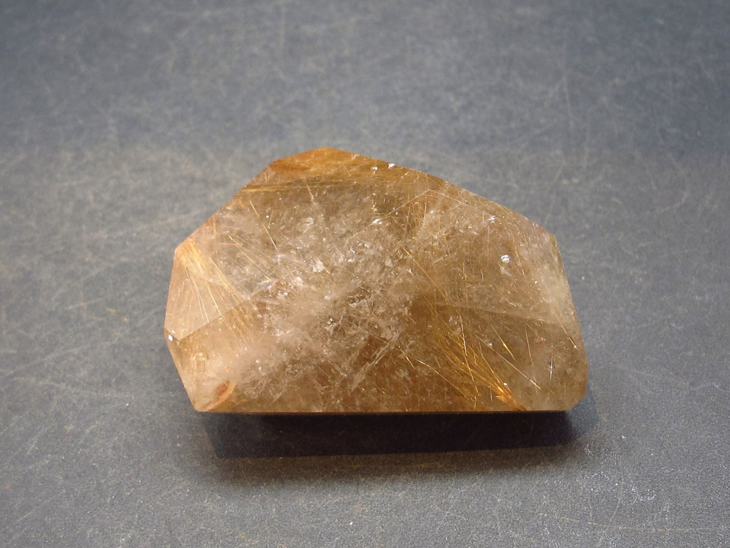 Large Polished Rutilated Quartz Crystal from Brazil - 2.1" - 59.3 Grams