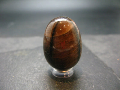 Chiastolite Variety of Andalusite Egg from China - 1.3"