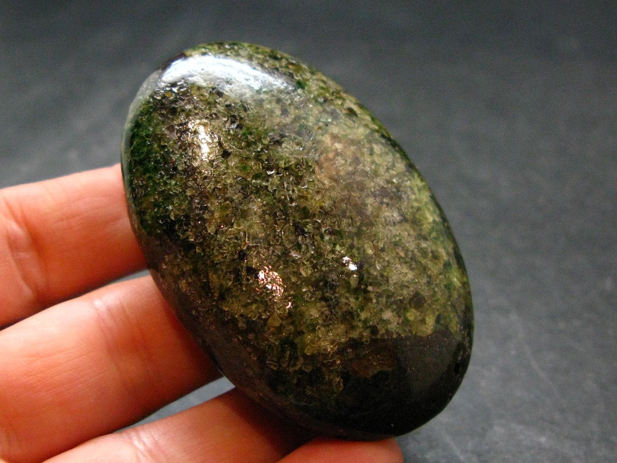 Peridot Olivine Tumbled Stone from Arizona, USA - 2.3" - 73.57 Grams