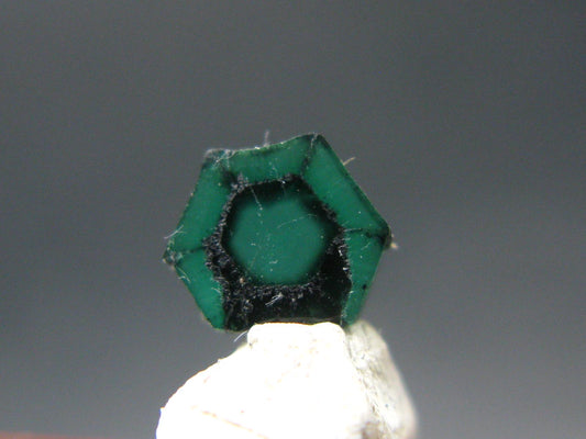 Beautiful Rare Gem Trapiche Emerald From Colombia - 0.65 Carats - 6x5mm
