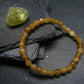 Rare Golden Apatite Genuine Bracelet From Mexico ~ 7 Inches ~ 6mm Facetted Beads