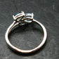 Facetted Blue Topaz Sterling Silver Ring - 1.9 Grams - Size 7