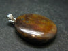 Yellow Sapphire Corundum Polished Crystal Silver Pendant From Sri Lanka - 1.3" - 8.61 Carats