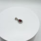 Ruby Teardrop Sterling Silver Pendant | July Birthstone