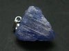 Tanzanite Pendant In Sterling Silver From Tanzania - 1.1" - 7.96 Grams
