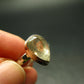 Libyan Desert Glass Tektite Sterling Silver Ring from Libya - Size 7 - 3.0 Grams