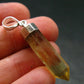 Natural Unheated Citrine Crystal Silver Pendant from Congo - 3.06 Grams