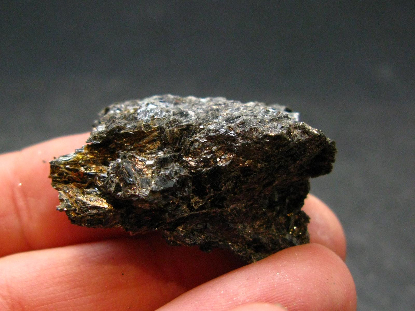 Rare Nuumite Nuummite Raw Piece From Greenland - 7.92 Grams - 1.2"