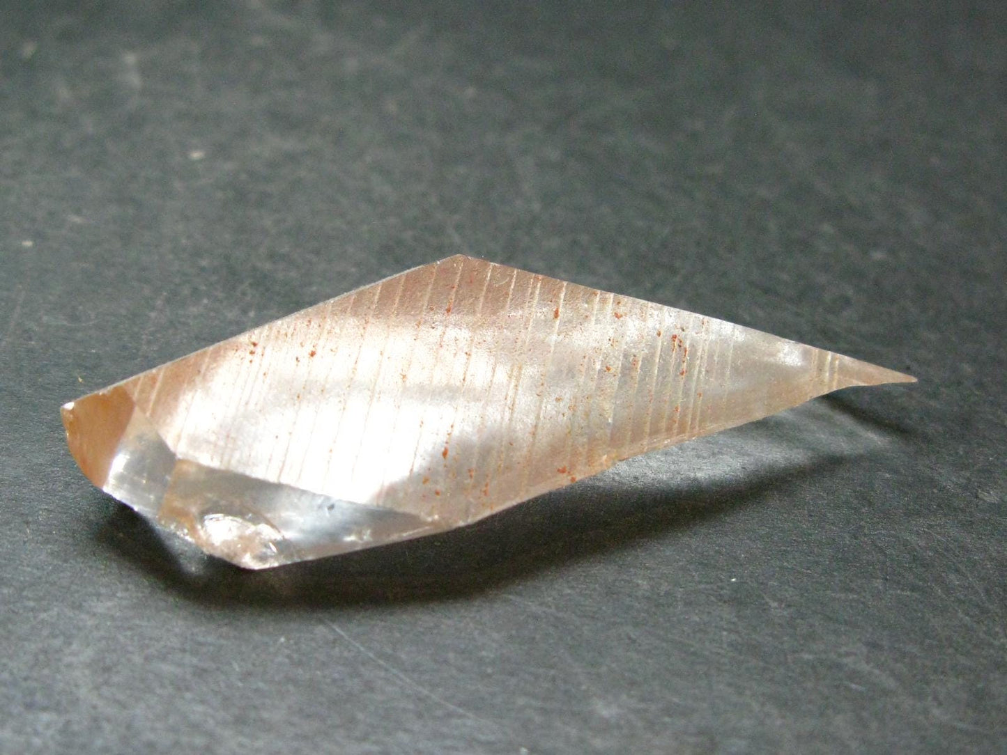 Large red Lemurian Seed Quartz Crystal From Brazil - 2.2" - 16.11 Grams