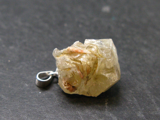 Cerussite Cerusite Crystal Silver Pendant From Morocco - 0.9" - 7.07 Grams