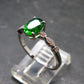 Helenite Gaia Stone Gem Sterling Silver Ring From Washington - Size 8 - 1.0 Carats