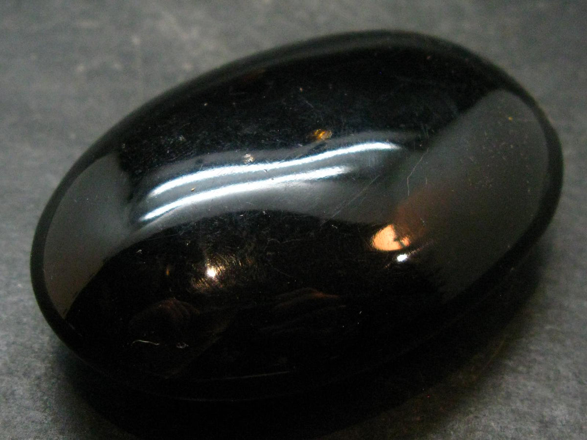 Rare Large Blue Amber Tumbled Piece Fluorescent From Indonesia - 2.5" - 34.56 Grams