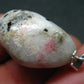 Tugtupite Sterling Silver Pendant From Greenland - 1.3" - 7.84 Grams
