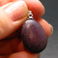 Purple Purpurite Silver Pendant From Namibia - 1.1"