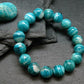 Russian Amazonite Genuine Bracelet ~ 7 Inches ~ 12mm Round Beads