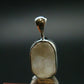 Very Rare White Cryolite 925 Silver Pendant from Greenland - 0.7" - 1.34 Grams