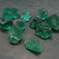 Lot of 10 Green Fluorite Crystals From Diana Mine UK - 35 Grams