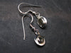 Moldavite Tektite Silver Earrings from Czech Republic - 1.90 Grams