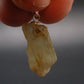 Gem Color Change See-Thru Straw Terminated Crystal Diaspore Crystal Silver Pendant From Turkey - 1.0" - 2.86 Grams