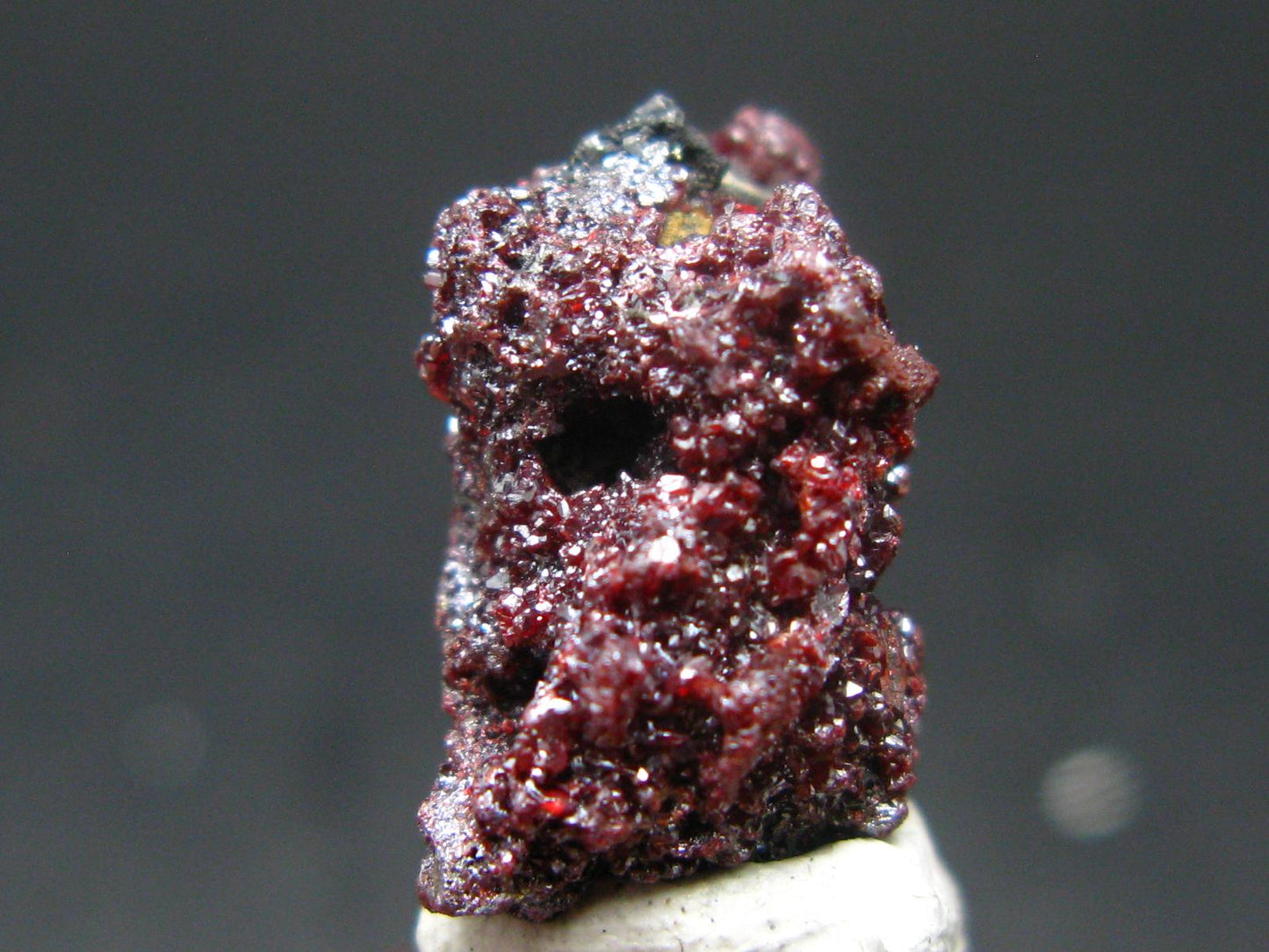 Rare Gem Proustite Cluster From Morocco - 0.8" - 3.13 Grams
