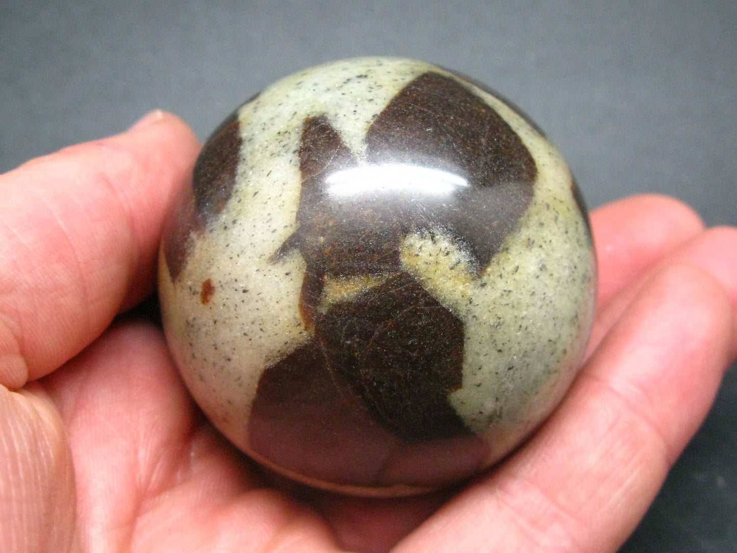 Rare Staurolite crystal in matrix Sphere Ball from Russia - 2.1"