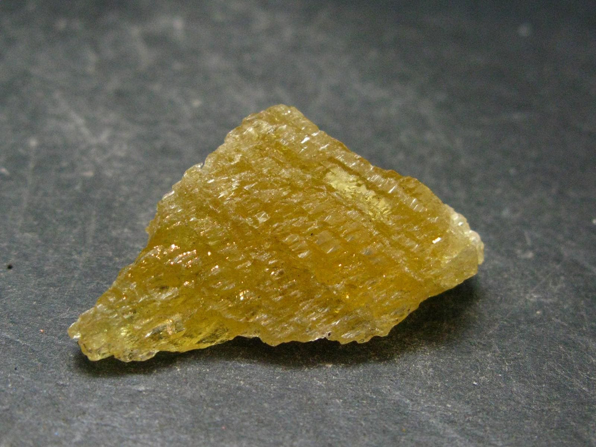 Etched Heliodor (Yellow Beryl) Crystal from Brazil - 61.75 Carats - 1.4"