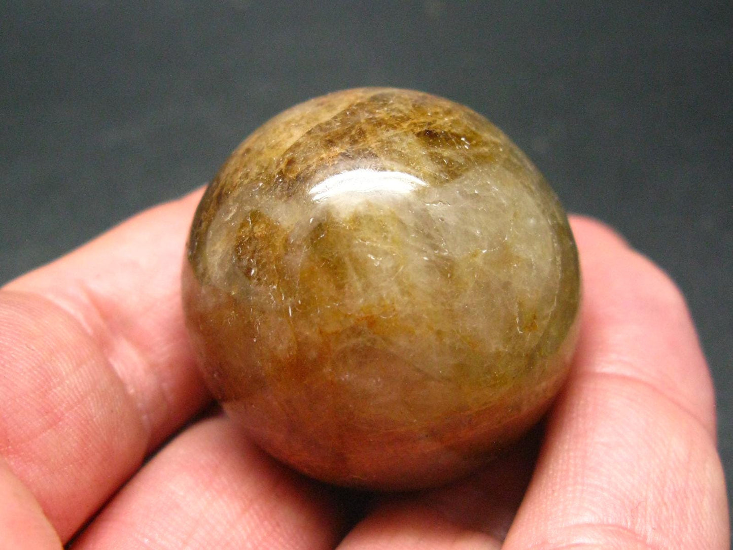 Rare Golden Herderite Ball Sphere from Brazil - 1.3" - 61.62 Grams