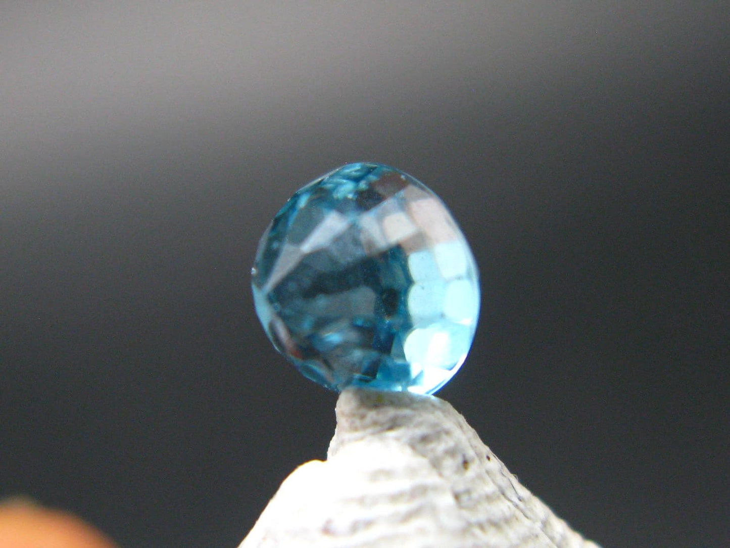 Gem Blue Zircon Cut Stone From Cambodia - 1.20 Carats