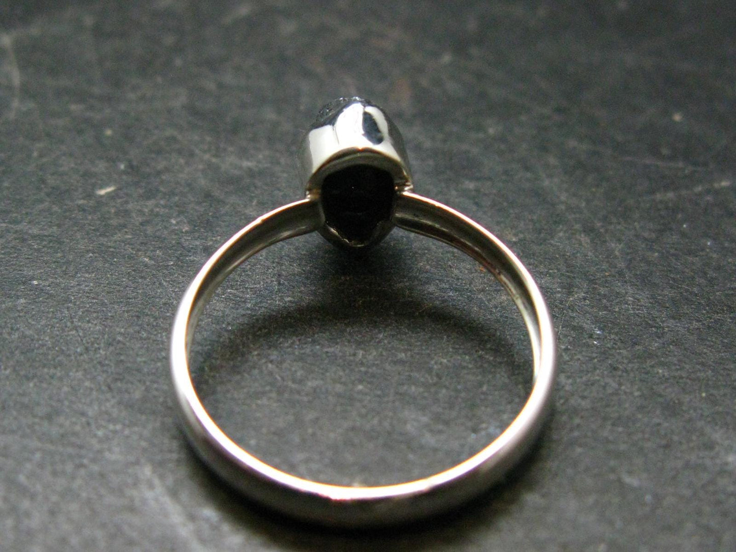 Terminated Brookite Crystal Silver Ring From Arkansas - Size 8 - 2.18 Grams