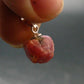 Raspberry Grossular Garnet Pendant From Mexico - 0.6" - 1.57 Grams
