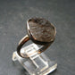 Rare Saffordite Cintamani Pseudotektite Ring from Arizona USA - 4.0 Grams, Size 10
