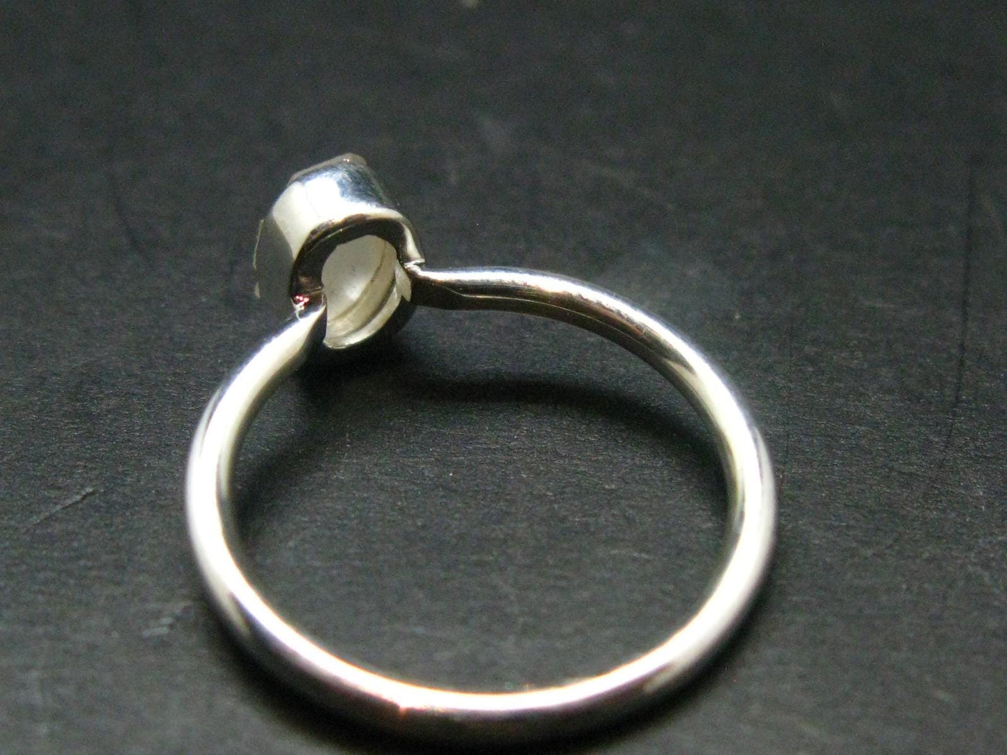 Phenakite Phenacite Crystal Silver Ring From Nigeria - Size 6 - 1.76 Grams