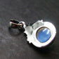 Natural Glow From Inside Moonstone 925 Silver Pendant - 0.9" - 2.25 Grams