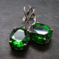 Helenite Gaia Stone Gem Sterling Silver Earrings From Washington - 7.0 Carats