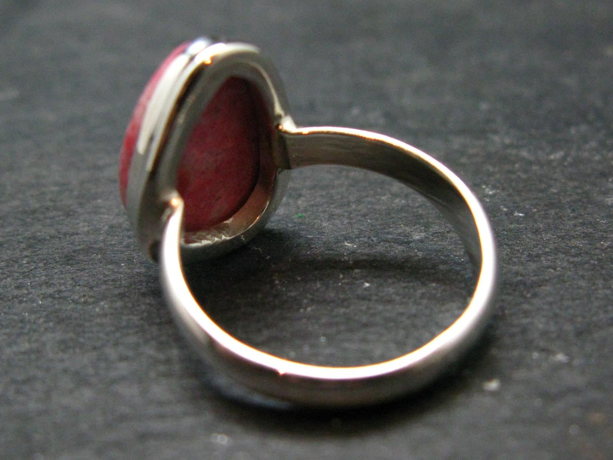 Thulite Silver Pendant From Norway - 5.21 Grams - Size 8