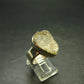 Natural Gem Raw Libyan Desert Glass Tektite Sterling Silver Ring from Libya - Size 10 - 10.6 Grams