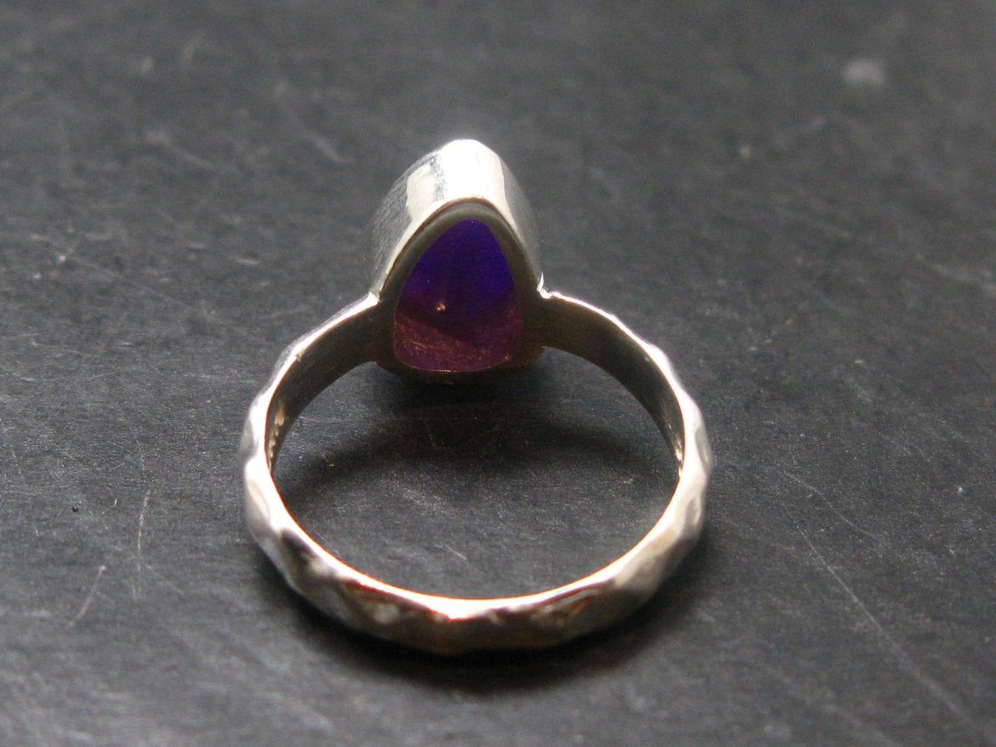 Sugilite Silver Ring From South Africa - 3.96 Grams - Size 8