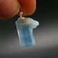 Aquamarine Crystal Silver Pendant From Vietnam - 0.9" - 2.21 Grams