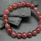 Strawberry Quartz Genuine Bracelet ~ 7 Inches ~ 8mm Round Beads