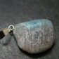 Rarest Paraiba Copper Blue Tourmaline Crystal Silver Pendant From Brazil - 1.1" - 3.18 Grams