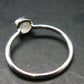 Phenakite Phenacite Crystal Silver Ring From Nigeria - Size 8 - 1.82 Grams