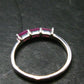 Star Ruby Sterling Silver Ring- Size 6 - 1.51 Grams