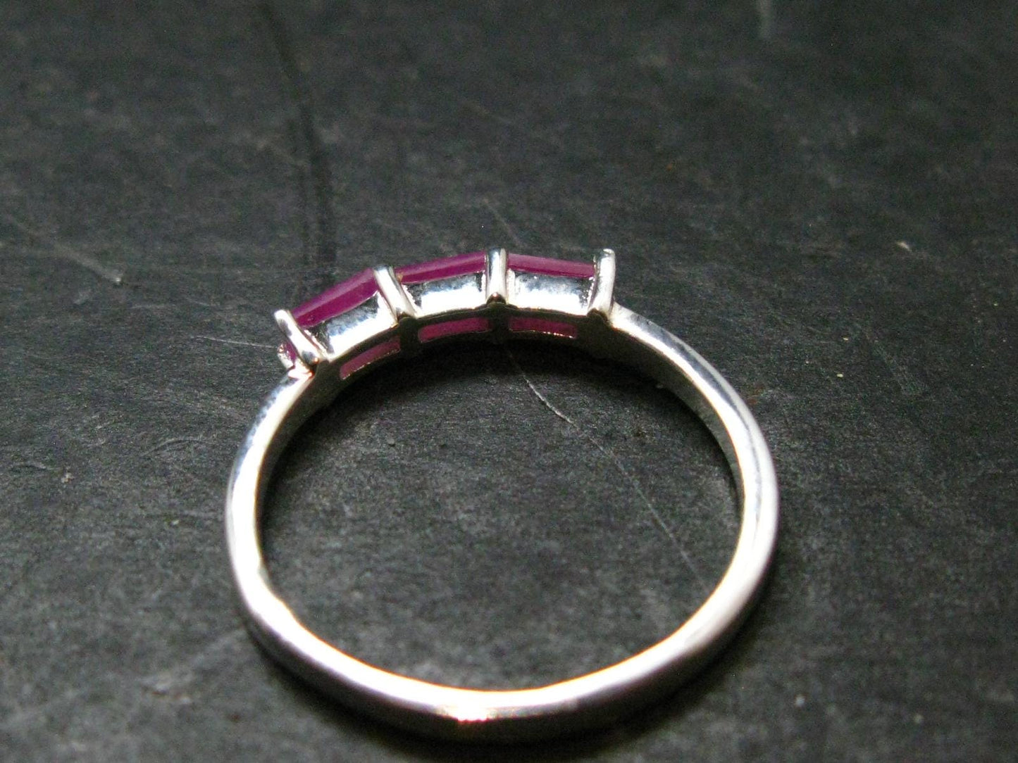 Star Ruby Sterling Silver Ring- Size 6 - 1.51 Grams