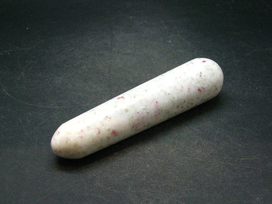 Rare Red Cinnabar Cinabar Wand in Matrix From Peru - 4.2"