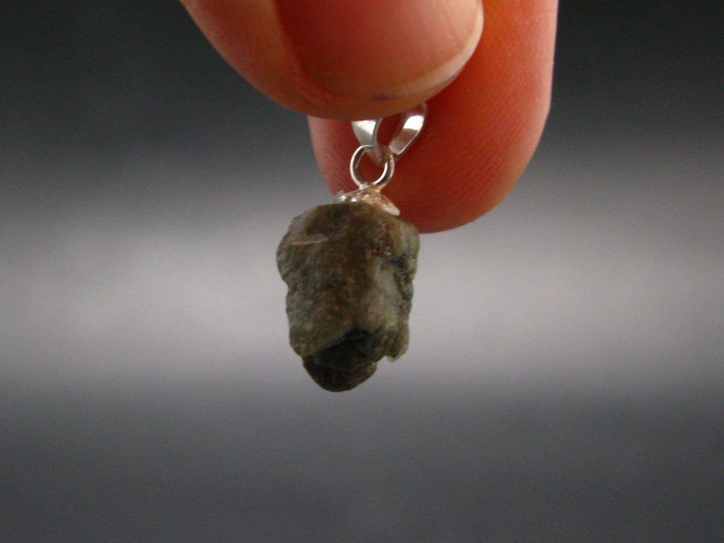 Phenakite Phenacite Silver Pendant from Brazil - 0.7 Inches - 1.08 Grams