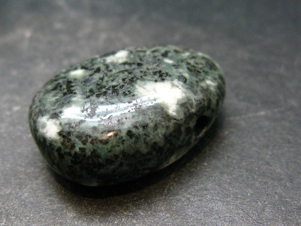 Rare Stonehenge Preseli Bluestone Metal Free Pendant From Wales UK - 1.2" - 14.27 Grams