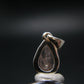 Pink Beryl!! Amazing Natural Facetted Morganite Silver Pendant From Brazil - 0.8" - 3.03 Grams