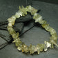 Libyan Tektite Glass Genuine Bracelet ~ 7 Inches ~ 10mm Tumbled Beads